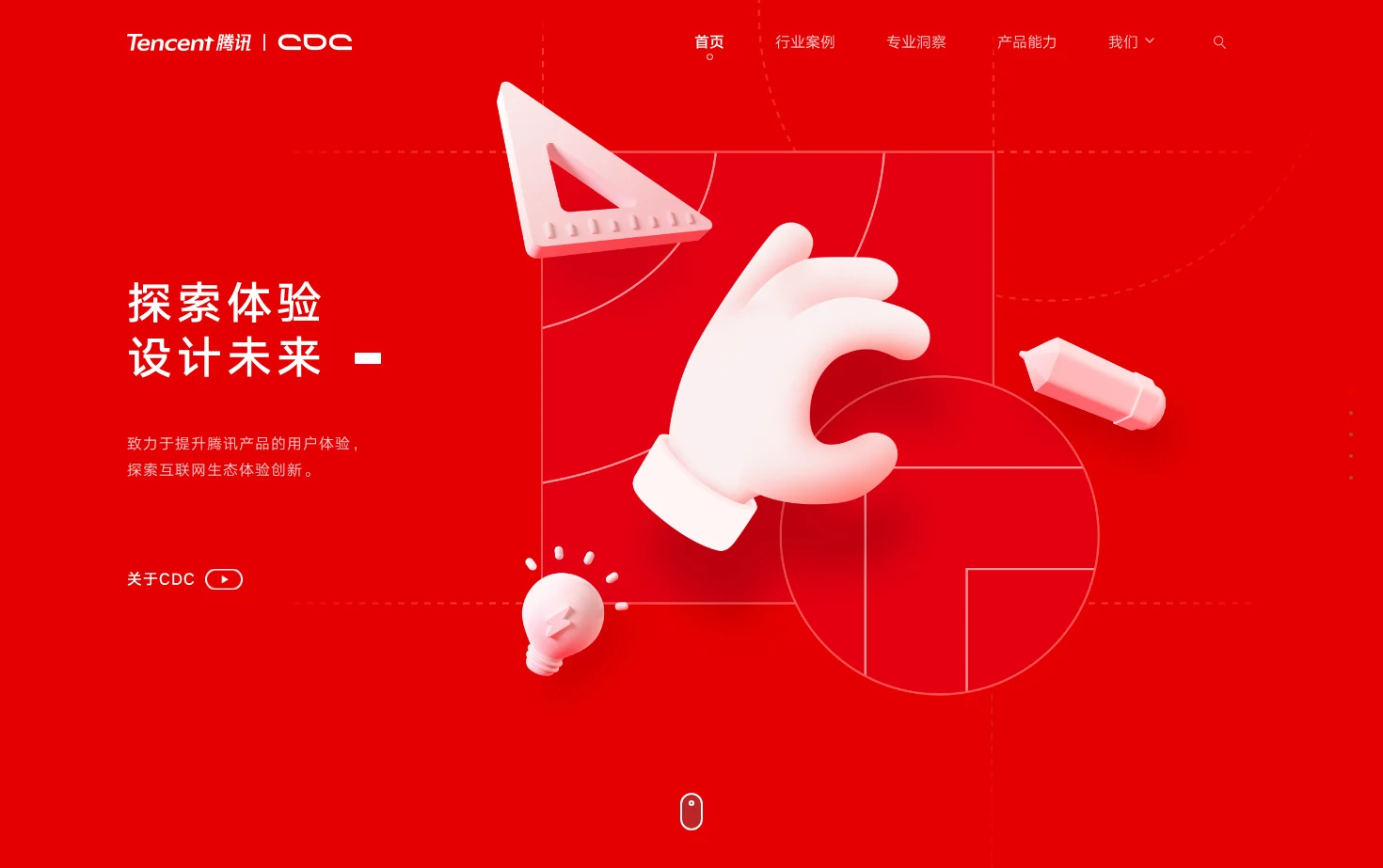 腾讯CDC 页面快照
